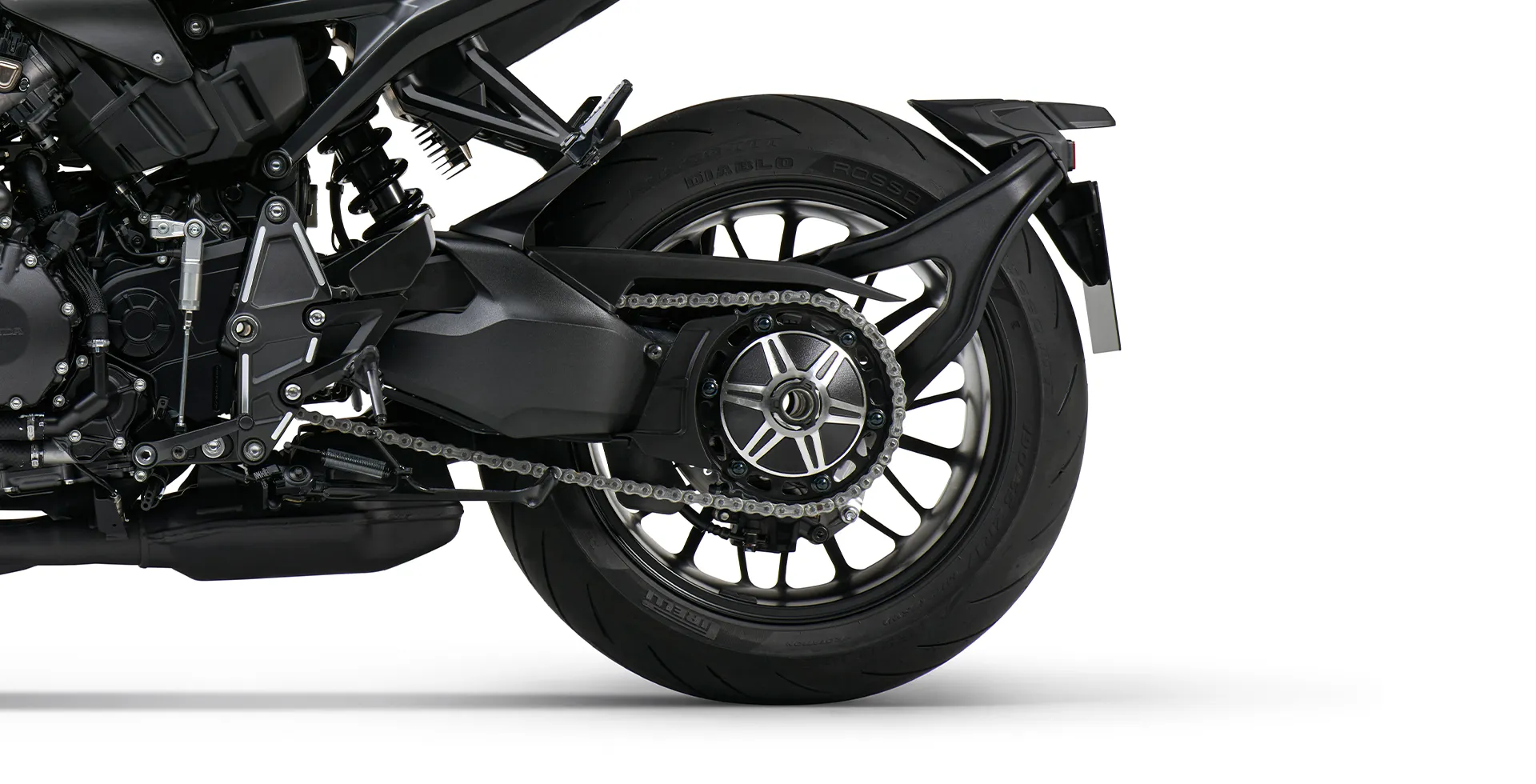 suspensão traseira corte